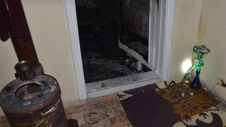 Ateşle oynayan çocuklar evi yaktı