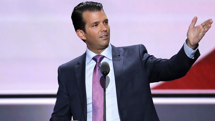 Trumpın oğlundan skandal duvar paylaşımı