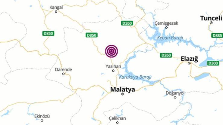 Malatyada 4.2 büyüklüğünde deprem