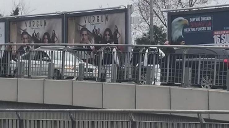 Şişlide polisle şüpheliler arasında çatışma