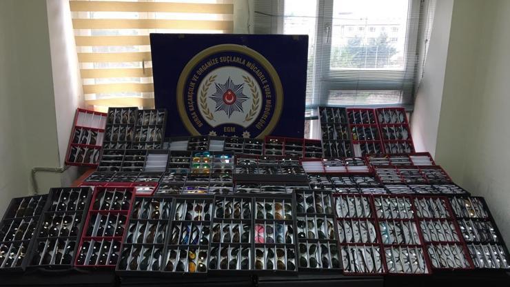 Bursa’da 300 bin TL değerinde kaçak gözlük ele geçirildi