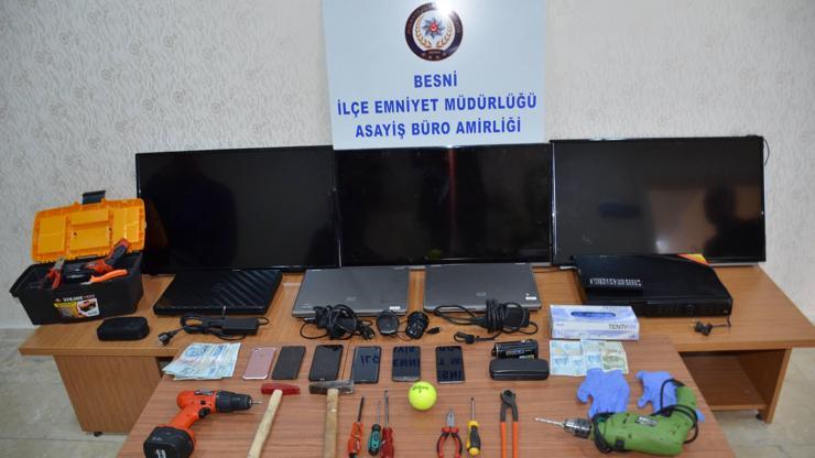 4 okulu soyan hırsızlar tutuklandı