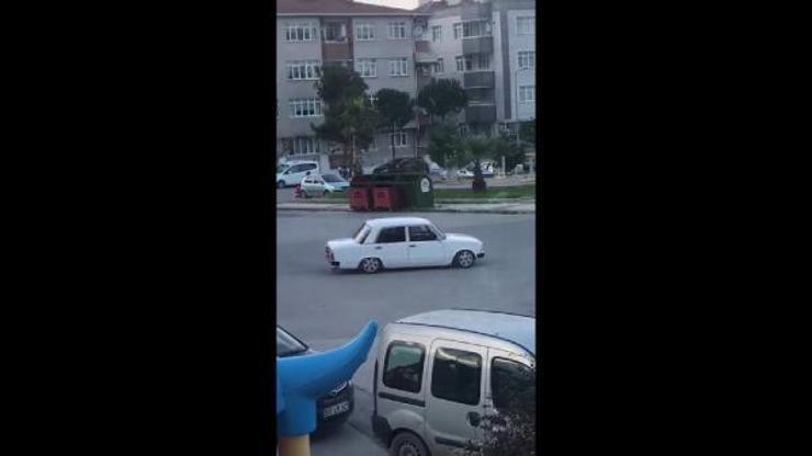 Samsunda drift yapan sürücüye 5 bin 10 TL ceza