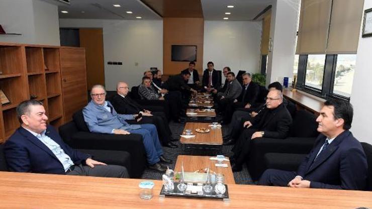 Başkan Dündar, DOSAB yönetimini ziyaret etti