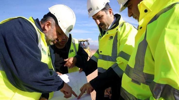 Tokatta yeni havalimanı inşaatının yüzde 35lik kısmı tamamlandı