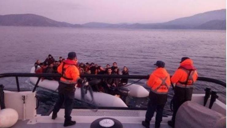 Çeşmede 43 kaçak göçmen yakalandı