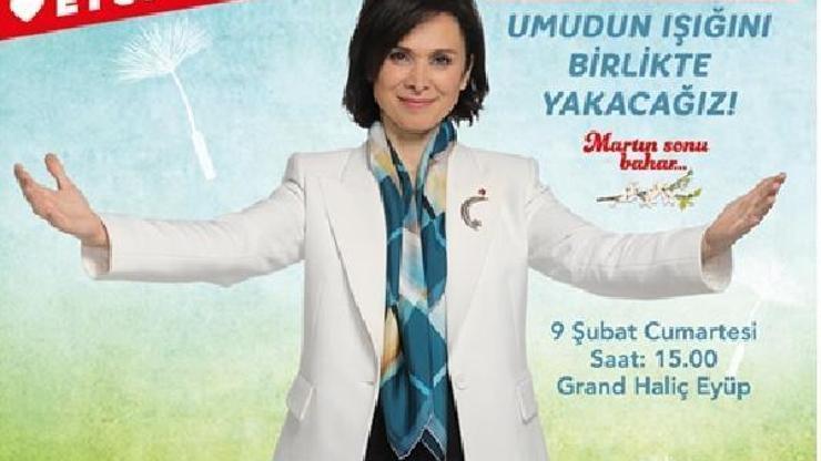 CHPnin Eyüpsultan Belediye Başkan Adayı Emel Bilenoğlundan tanıtım toplantısı