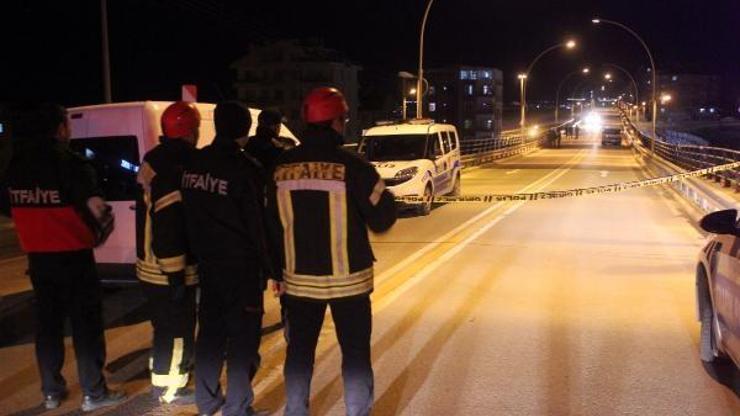 Köprüde bomba paniği