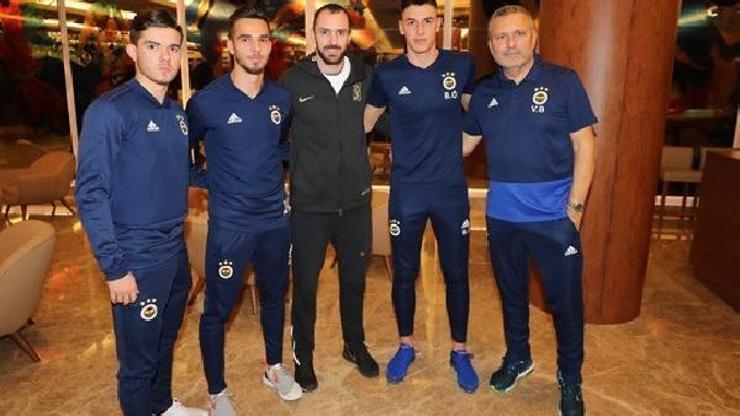 Ramil Guliyev, Fenerbahçeli futbolcuları ziyaret etti
