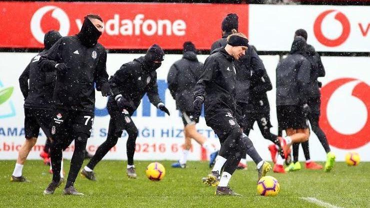 Beşiktaşta derbi hazırlığı sürüyor