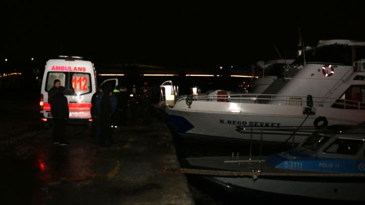 Teknede çalışırken denize düştü