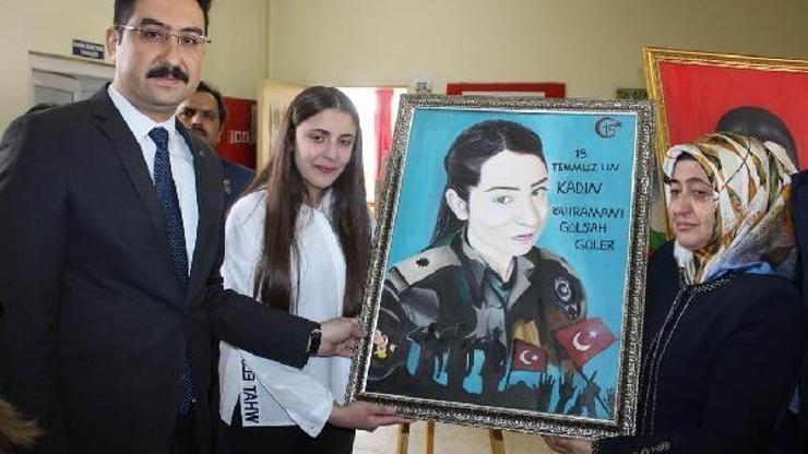 Toprakkalede 15 Temmuz sergisi