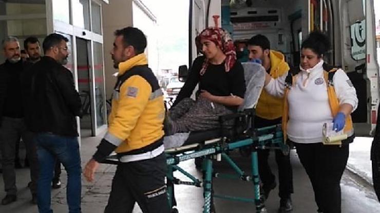 Tartıştığı eşini iki yerinden bıçaklayarak yaraladı