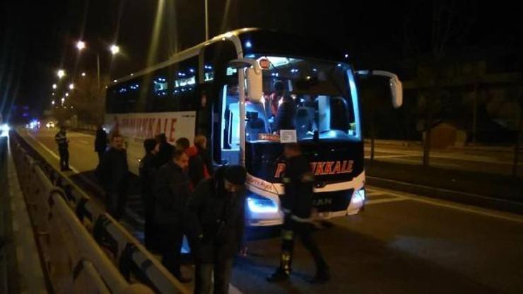 Servisten indi, otobüsün çarpmasıyla öldü