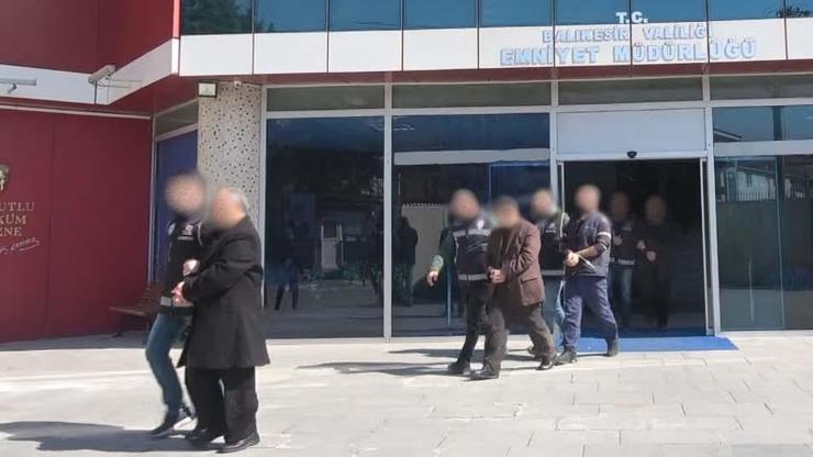 Balıkesirde FETÖ operasyonu: 57 gözaltı