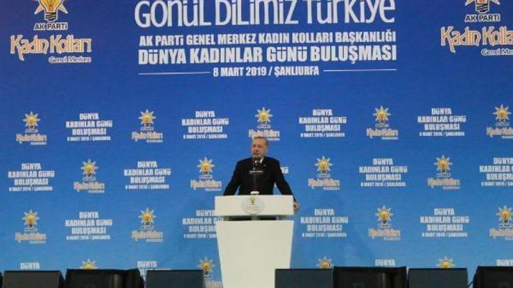 Cumhurbaşkanı Erdoğan kadınlar buluşmasına katıldı