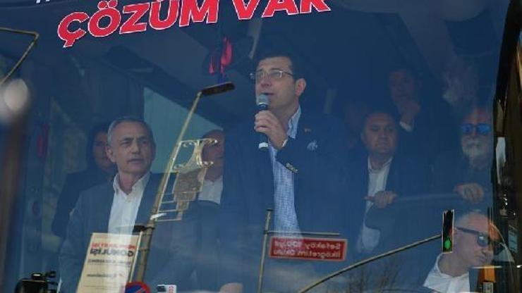 İmamoğlu seçim çalışmalarını Küçükçekmecede sürdürdü