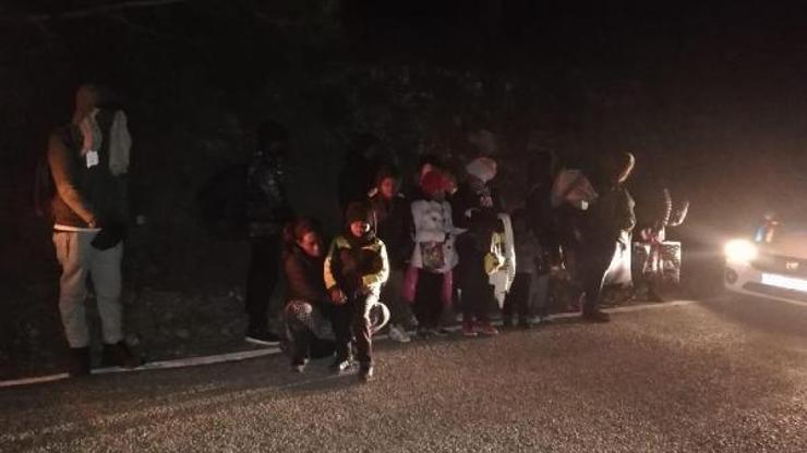 Çanakkalede 36 kaçak göçmen yakalandı