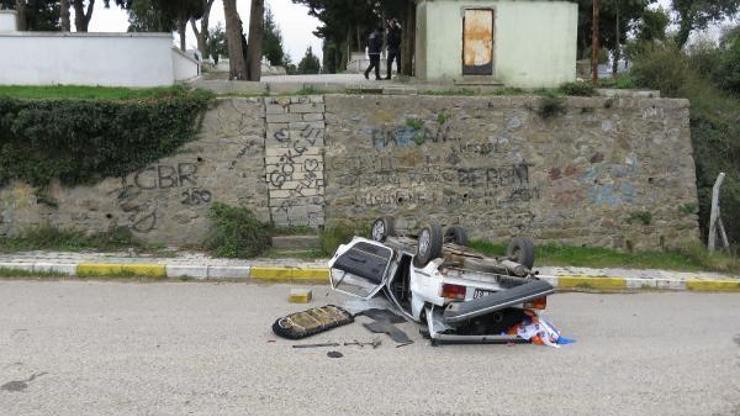 Duaya gittikleri mezarlıkta ölümden döndüler
