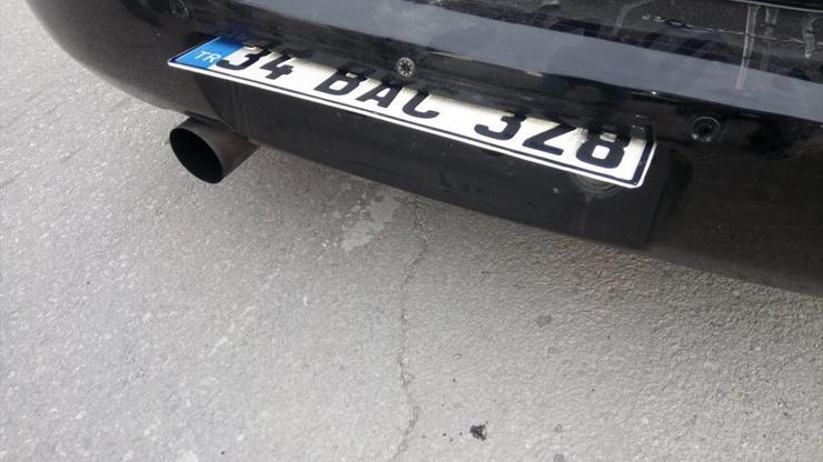 Oynar plaka takılı araç sahibine ceza
