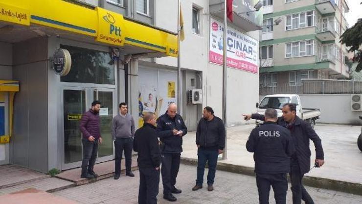 Bursada PTT şubesinde silahlı soygun