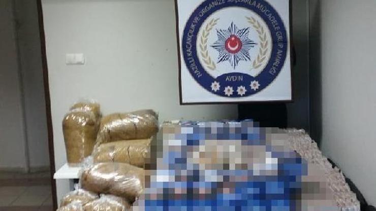 Aydında kaçak tütün operasyonu