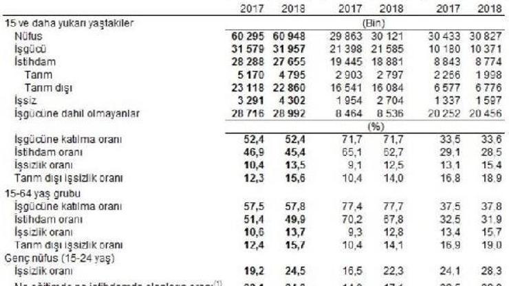 Aralık döneminde işsizlik yüzde 13.5e çıktı, işsiz 4.3 milyon kişi (2)