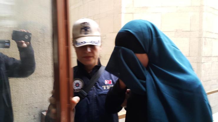 Kırmızı bültenle aranan DEAŞlı kadın adliyeye sevk edildi
