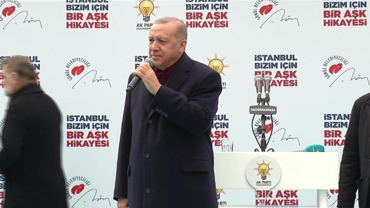 Cumhurbaşkanı Erdoğan Gaziosmanpaşada