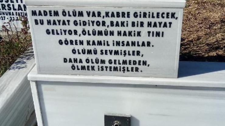 Mezarlıktaki hayrat çeşmelerin musluklarını çaldılar
