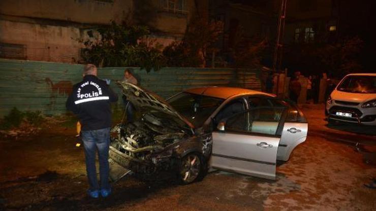 Otomobil, yangında kullanılmaz hale geldi