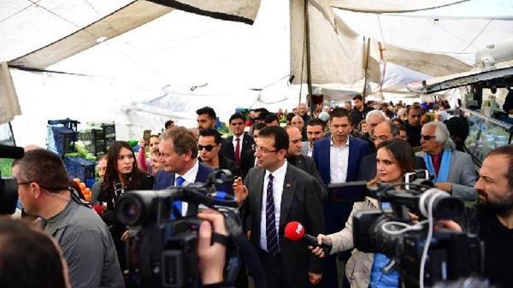 İmamoğlundan Üsküdarda pazar ziyareti
