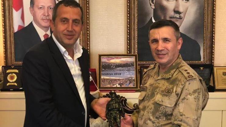 Başkan Vurala, askerlerden teşekkür