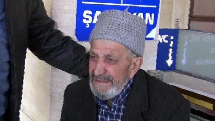 Tespih satan yaşlı adama vuran kişiye cemaatten tepki