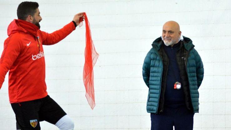 Kayserisporda neşeli antrenman