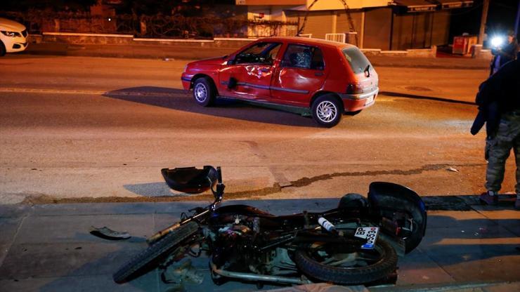 Başkentte otomobille motosiklet çarpıştı: 3 yaralı