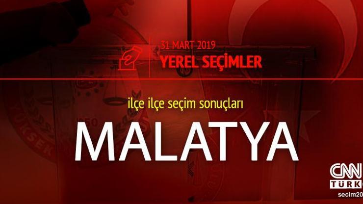 Malatya yerel seçim sonuçları 2019 ve partilerin 31 Mart Malatya oy oranı