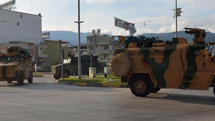 Sınıra zırhlı araç sevkiyatı