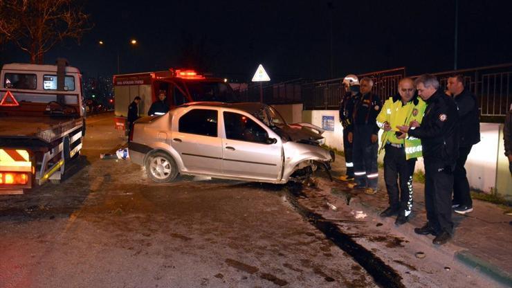 Bursada trafik kazası: 1 ölü, 2 yaralı