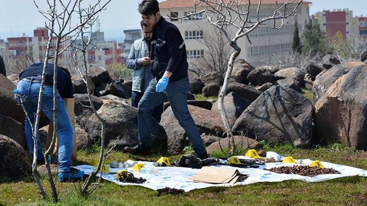 Şanlıurfada tarlada mühimmat bulundu