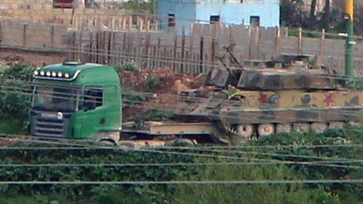 Teröristlerin zırhlı aracı Nusaybinden böyle görüntülendi