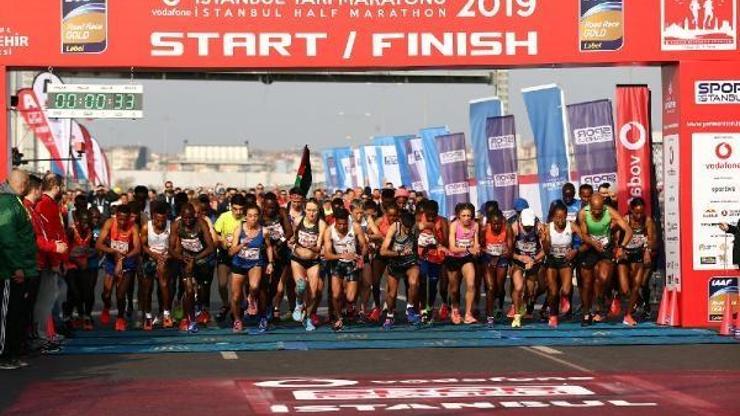 14. İstanbul Yarı Maratonu rekorlarla tamamlandı