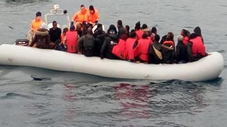Kuşadasında 41 kaçak göçmen yakalandı