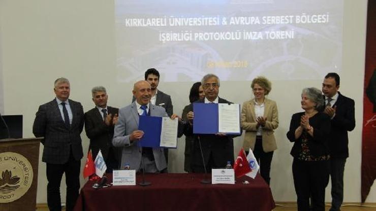 Kırklareli Üniversitesi öğrencileri, uygulamalı eğitimlerini Avrupa Serbest Bölgesinde yapacak