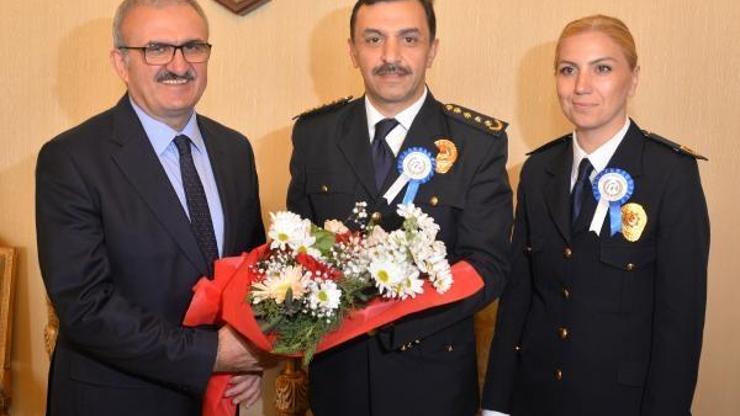 Emniyet teşkilatından Vali Karaloğluna ziyaret