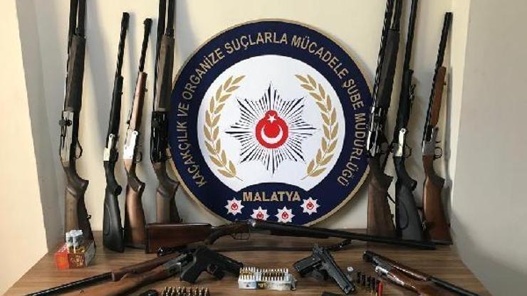 Malatyada kaçak silah operasyonu: 10 gözaltı