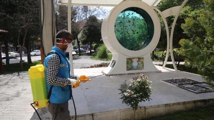 Haliliye parklarında peyzaj çalışması