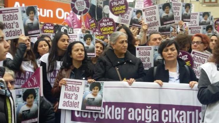 Kadıköyde Rabia Naz eylemi