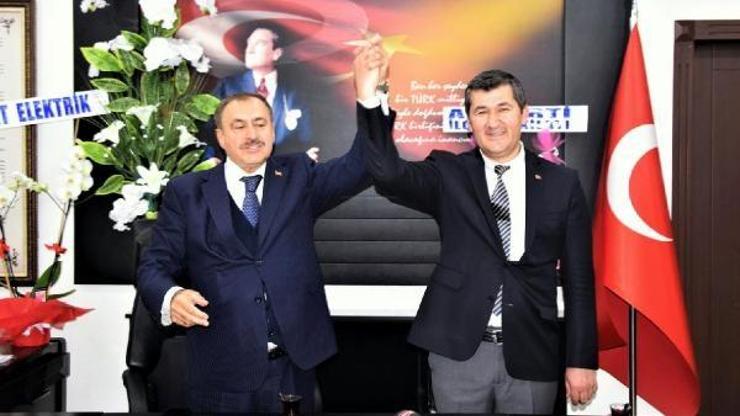 Başkan Atlıya hayırlı olsun ziyareti