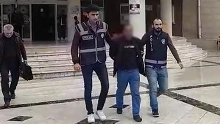 Aranan hükümlü mağarada yakalandı